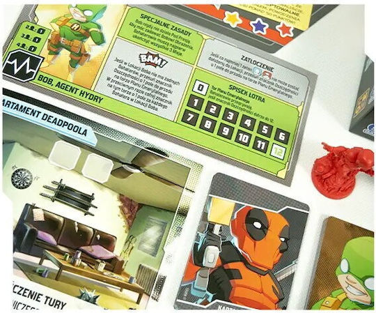 Game Expansion Marvel United: Deadpool (PL) for 1-5 Players 14+ Years Old (PL) Portal Games