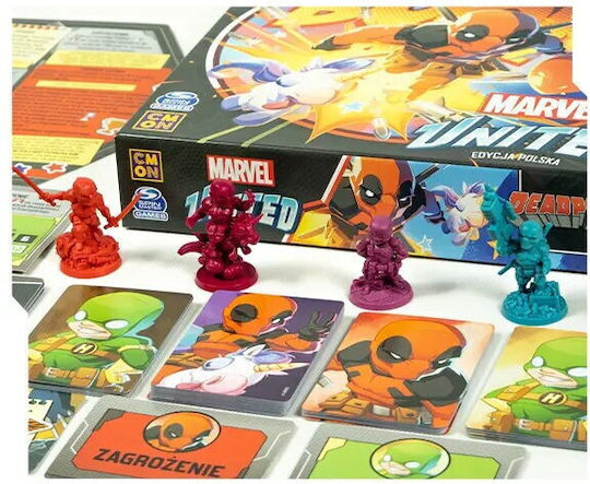 Game Expansion Marvel United: Deadpool (PL) for 1-5 Players 14+ Years Old (PL) Portal Games