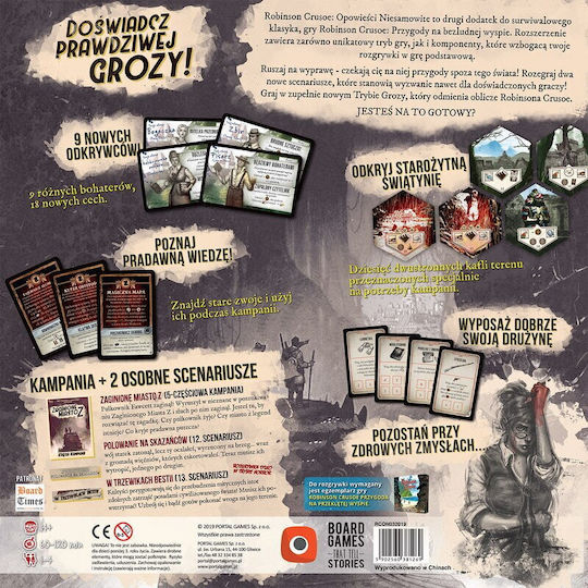 Επέκταση Παιχνιδιού Robinson Crusoe Adventure On Cursed Island: Myster (PL) για 1-4 Παίκτες 14+ Ετών Portal Games