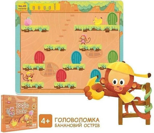 Настолна игра Logic Box Banana Island за 1-2 играчи 4+ години Toi World