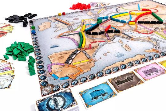 Board Game Ticket to Ride Europe (PL) for 2-5 Players 8+ Years Old (PL) Rebel Games