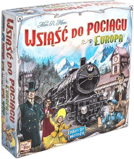 Board Game Ticket to Ride Europe (PL) for 2-5 Players 8+ Years Old (PL) Rebel Games