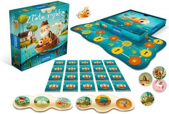 Board Game Golden Serenity Fish for 2-4 Players 3+ Years Old (PL) Granna