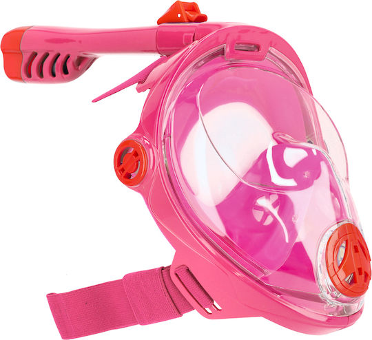 Cruz Silicone Full Face Kids Diving Mask Pink