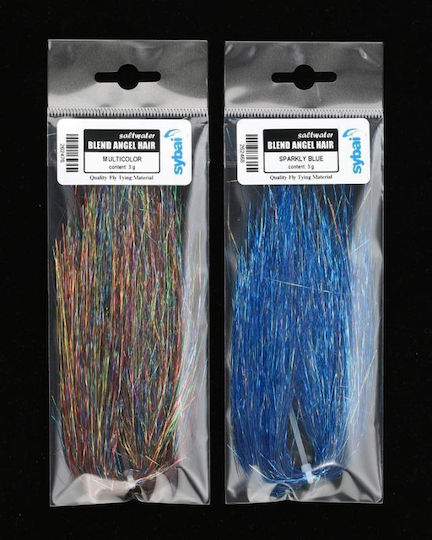 Synthetic Fibers Saltwater Blend Angel Hair Silver Sybai