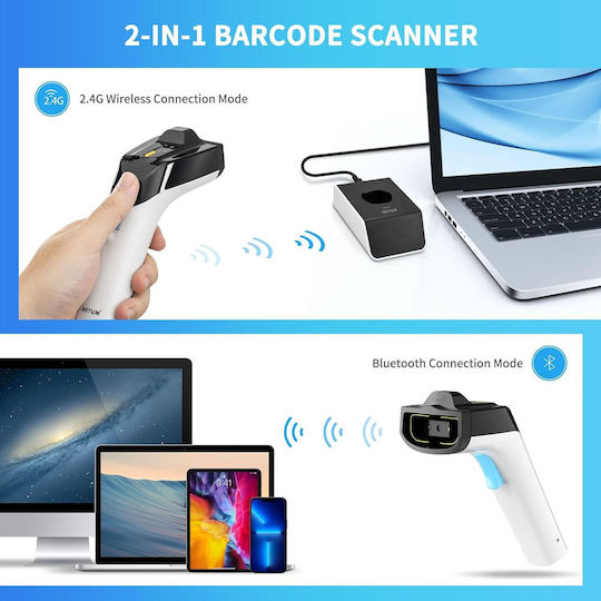 Scanner portabil Wireless cu capacitate de citire a codurilor de bare 1D