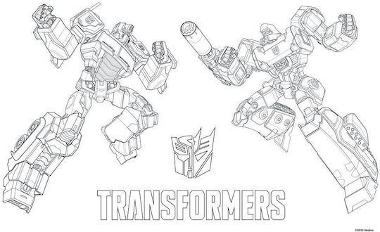Μπλοκ Ζωγραφικης Transformers 23x33 40φυλ