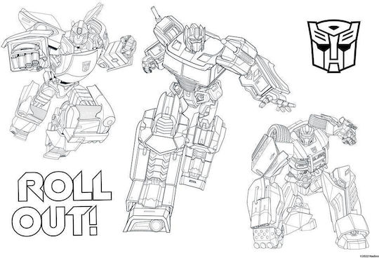 Μπλοκ Ζωγραφικης Transformers 23x33 40φυλ