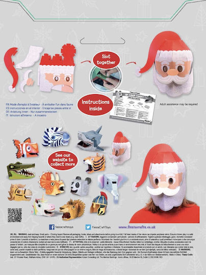 Santa Maske 3D