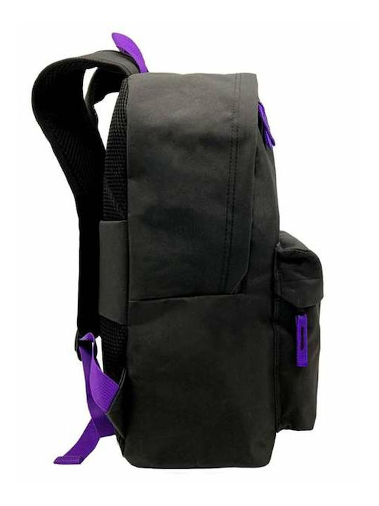 TOYBAGS Wednesday School Bag Backpack Junior High-High School Black