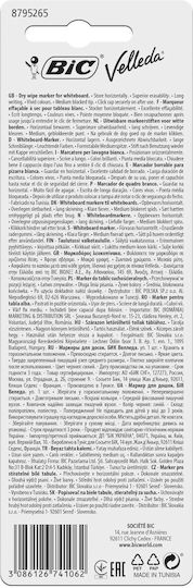 BIC Velleda 1741 Μαρκαδόρος Πίνακα Μπλε