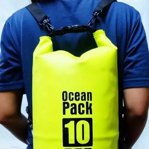 Ocean Dry Backpack Bag 10lt Yellow