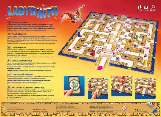 Board Game Labyrinth 21 for 2-4 Players 7+ Years Old (RO) Ravensburger