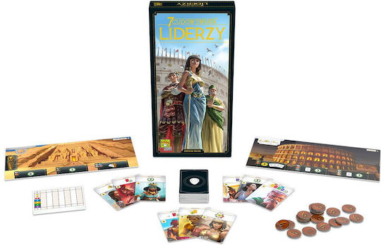 Game Expansion 7 Wonders (Second Edition): Leaders (pl) for 3-7 Players 12+ Years Old (PL) Rebel Games