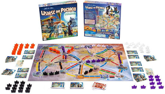 Board Game Get On The Ghost Train 6+ Years Old (PL) Rebel Games
