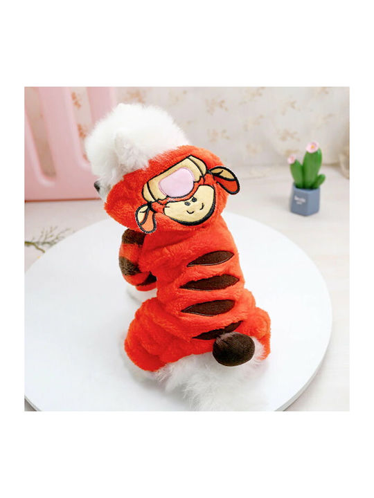 Tiger Full Body Clothing for Dogs in Orange Colour XXSmall