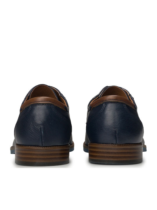 Δερμάτινα Ανδρικά Casual Παπούτσια Blue/Tabbac