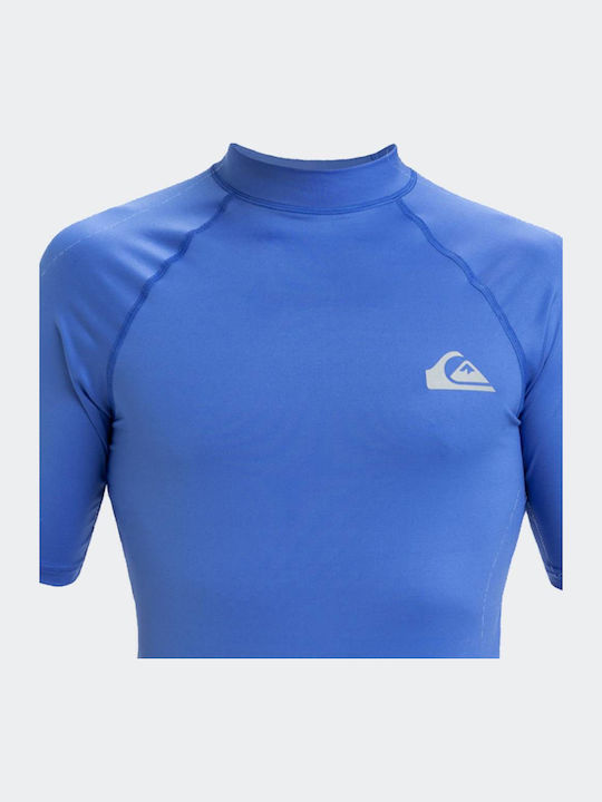 Quiksilver Everyday Ανδρική Κοντομάνικη Αντηλιακή Μπλούζα Μπλε