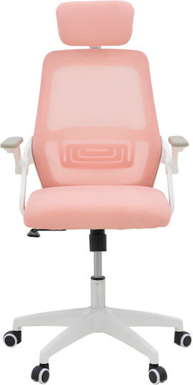 Pakketo Peja Office Chair Pink-frame White