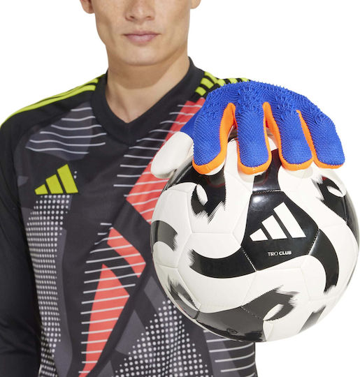 adidas Predator Pro Fingersave Adults Goalkeeper Gloves Blue