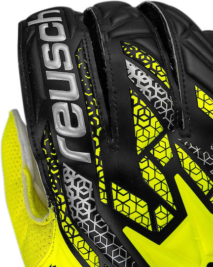 Reusch Attrakt Solid Γάντια Τερματοφύλακα Ενηλίκων Κίτρινα