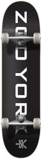 Zoo York OG 95 Logo Block 8" Complete Shortboard Μαύρο