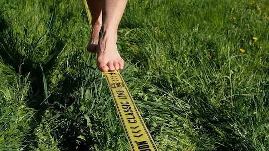Gibbon Slacklines Ιμάντας Ισορροπίας Κίτρινος