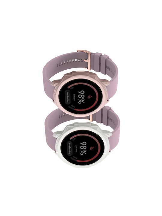 KWmobile Λουράκι Λευκό (Fossil Gen 6 Women's Smartwatch, Kwmobile) KWmobile Λουράκι Λευκό (Fossil Gen 6 Women's Smartwatch, Kwmobile)
