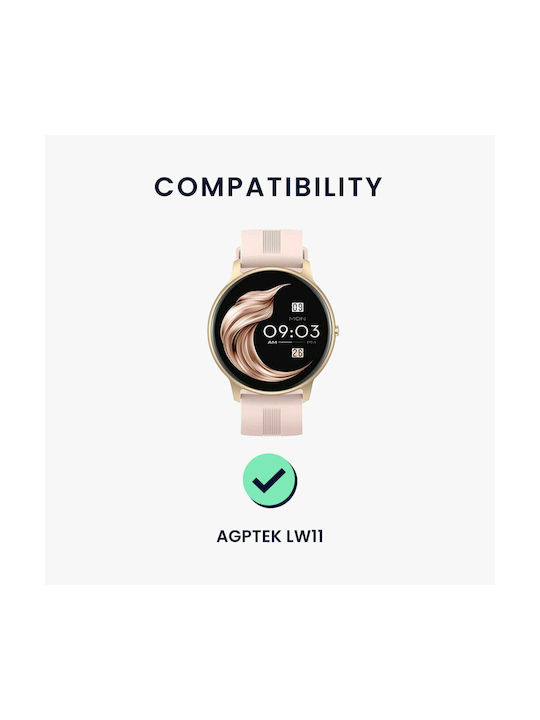 KWmobile Каишка Силикон Зелен (AGPTEK LW11, kwmobile)