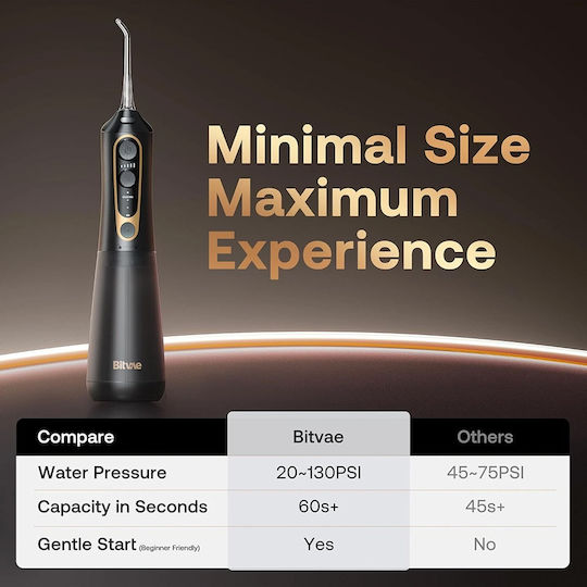 Bitvae Water Flosser Μαύρο