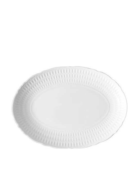 Cmielow White Porcelain Dinnerware Set 44pcs