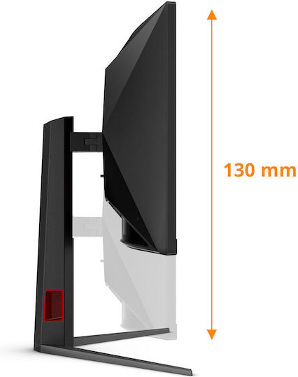 AOC CU34G4 Ultrawide VA HDR Curved Monitor 34" QHD 3440x1440 180Hz με Χρόνο Απόκρισης 1ms GTG