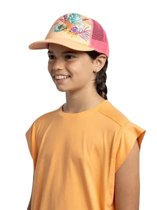 Buff Kids' Hat Jockey Fabric Trucker Cap Orange