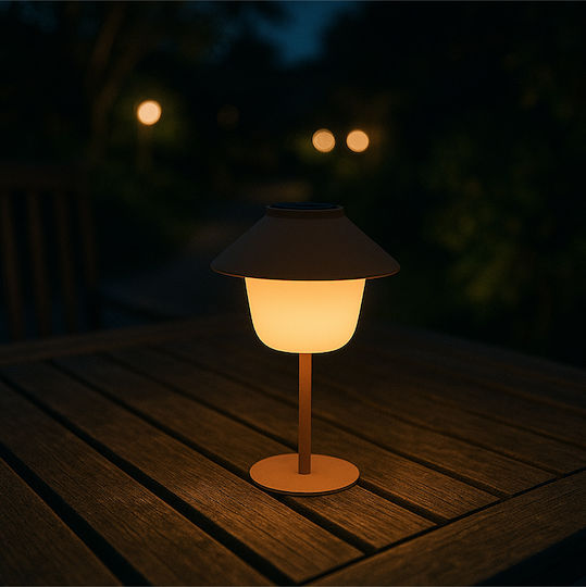 Nattera Tabletop Solar Light with Warm White Light 18cmx18cmx27.5cmcm
