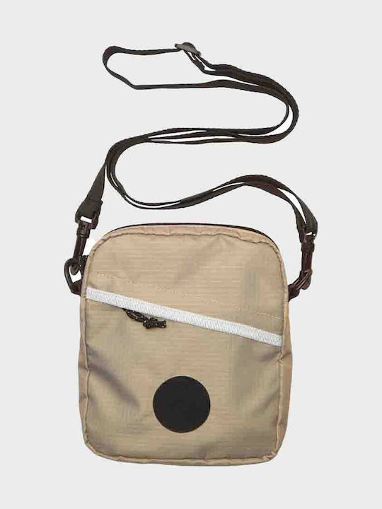 Ανδρική Τσάντα Ώμου / Χιαστί Oxford Tan