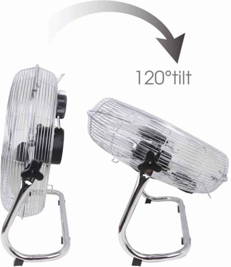 Lafet Bodenventilator 100W Lüfterdurchmesser 53cm Silber