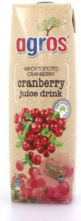 Agros Φρουτοποτό Cranberry 1000ml