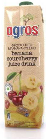 Agros Banane/Kirsche 1000ml 1Stück