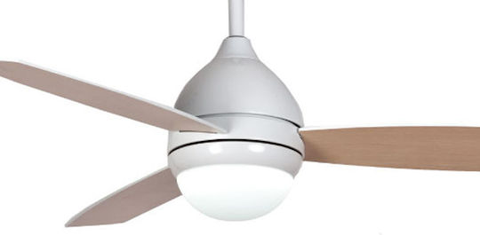 Primo PRCF-80520D Ceiling Fan 120cm with Light White