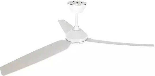 Lucci Air Polis Ανεμιστήρας Οροφής 132cm Λευκός