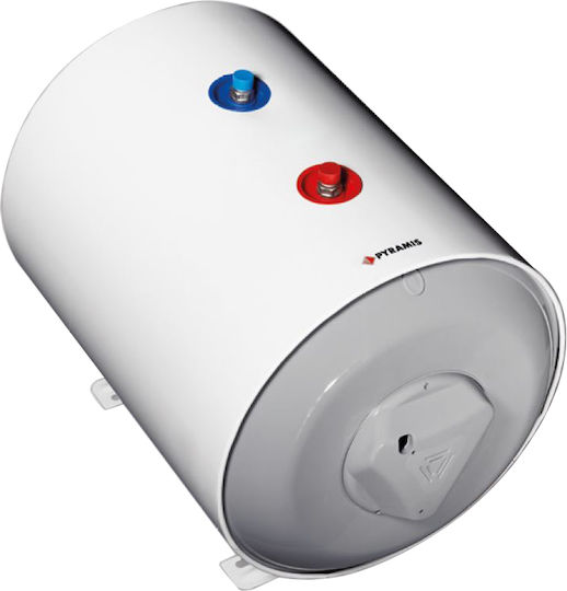Pyramis Θερμοσίφωνας 60lt Glass Οριζόντιος 3.5kW