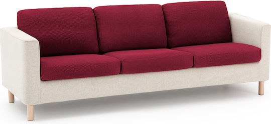 Elastische Abdeckungen Kissen Alaska C/5 Burgundische Mittlere 10+ Farben Verfügbar Wohnzimmerschutzbezüge