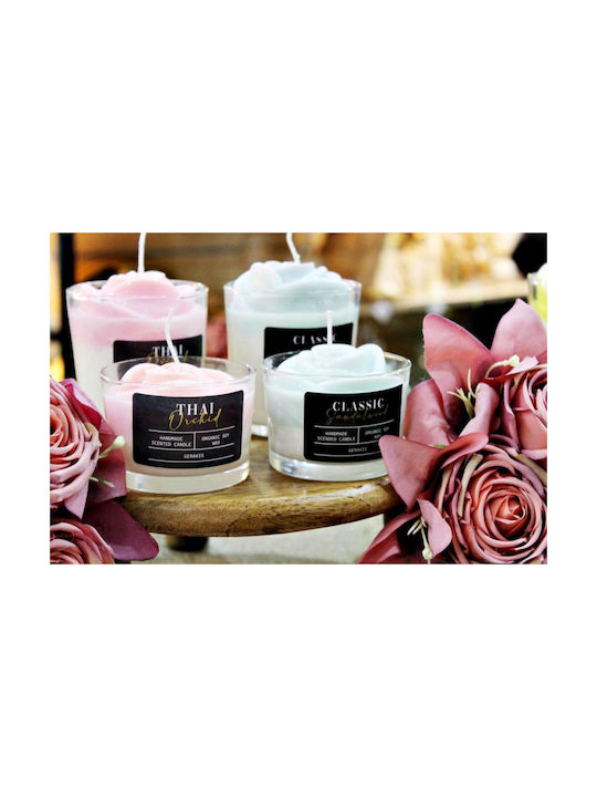 Aromatisches Soja Kerze Rose White Musk Gefäß Groß Φ8,5 X 8,9 Cm