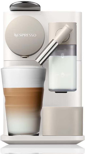 De'Longhi Lattissima One Pod Coffee Machine Nespresso Pressure 19bar with Milk Frother White