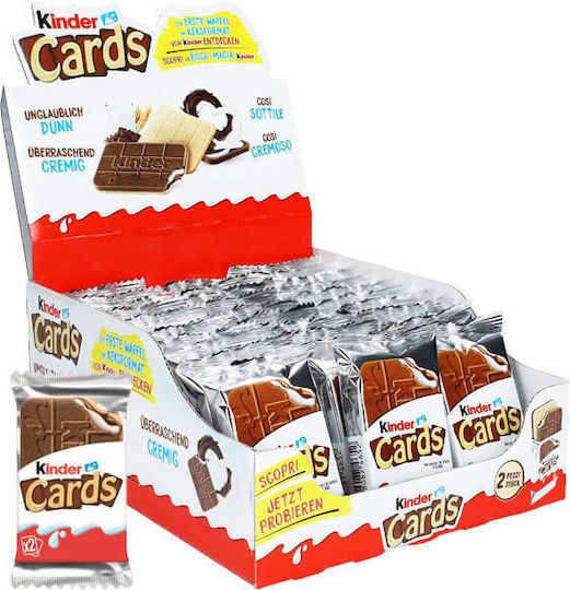 Kinder Cards Шоколад 25.6gr 30бр