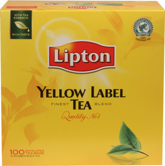 Ceai Lipton Galben 100 bucăți Etichetă Galbenă