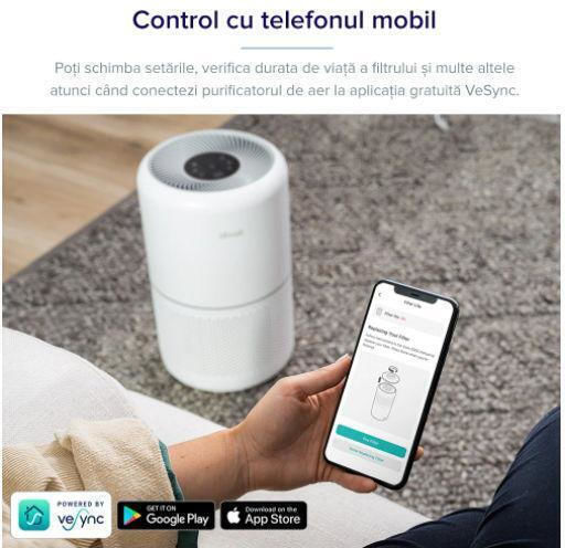 Levoit Core 300S Air Purifier 26W for Spaces 50m²
