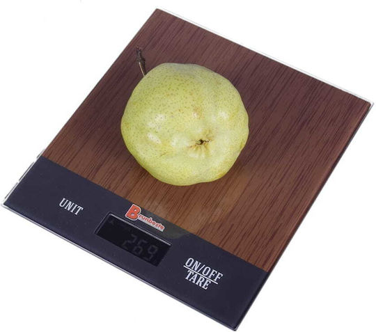 Brunbeste Ψηφιακή Ζυγαριά Κουζίνας έως 5kg Καφέ