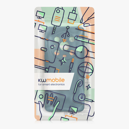 KWmobile Задна корица Силикон Син (Honor Magic5 Lite)
