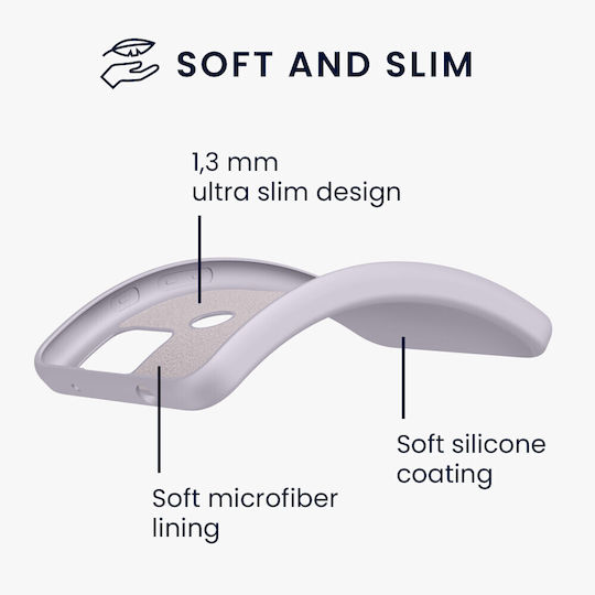 KWmobile Back Cover Silicon Violet (Google Pixel 4a 5G)